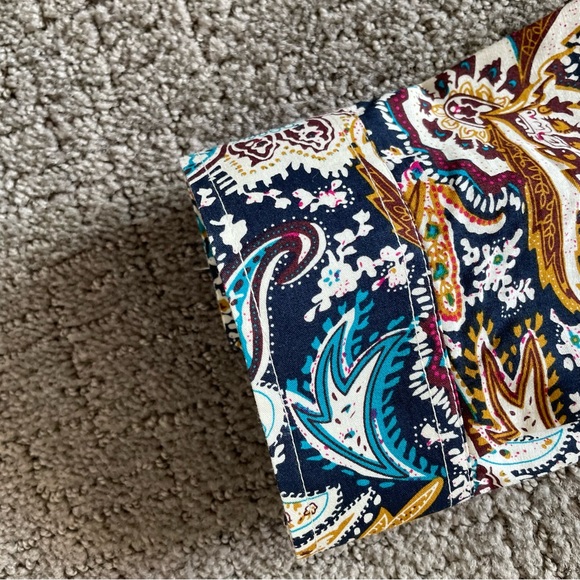 SLRR Men’s Paisley Slim Fit Cotton Button Down Shirt - Medium - Picture 2 of 8